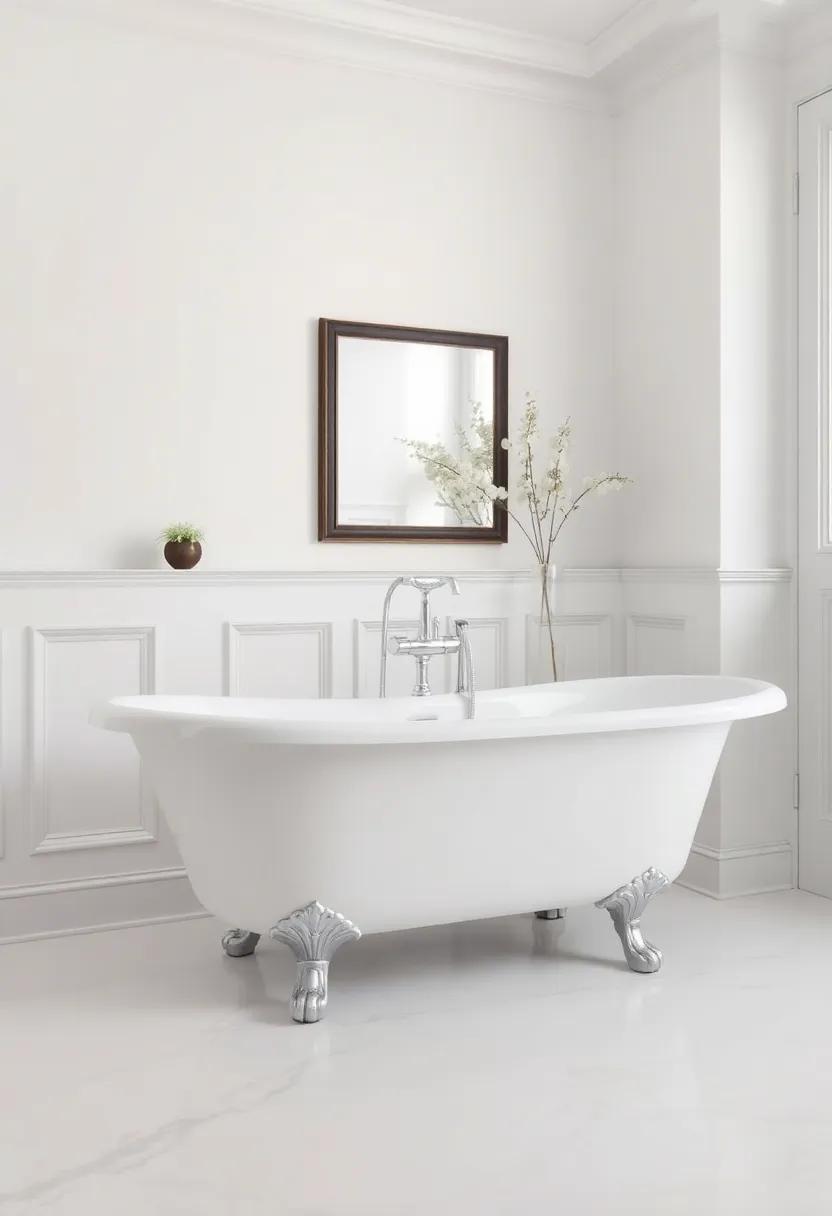 The Sophistication of Clawfoot Tubs in Modern Classic⁤ Interiors