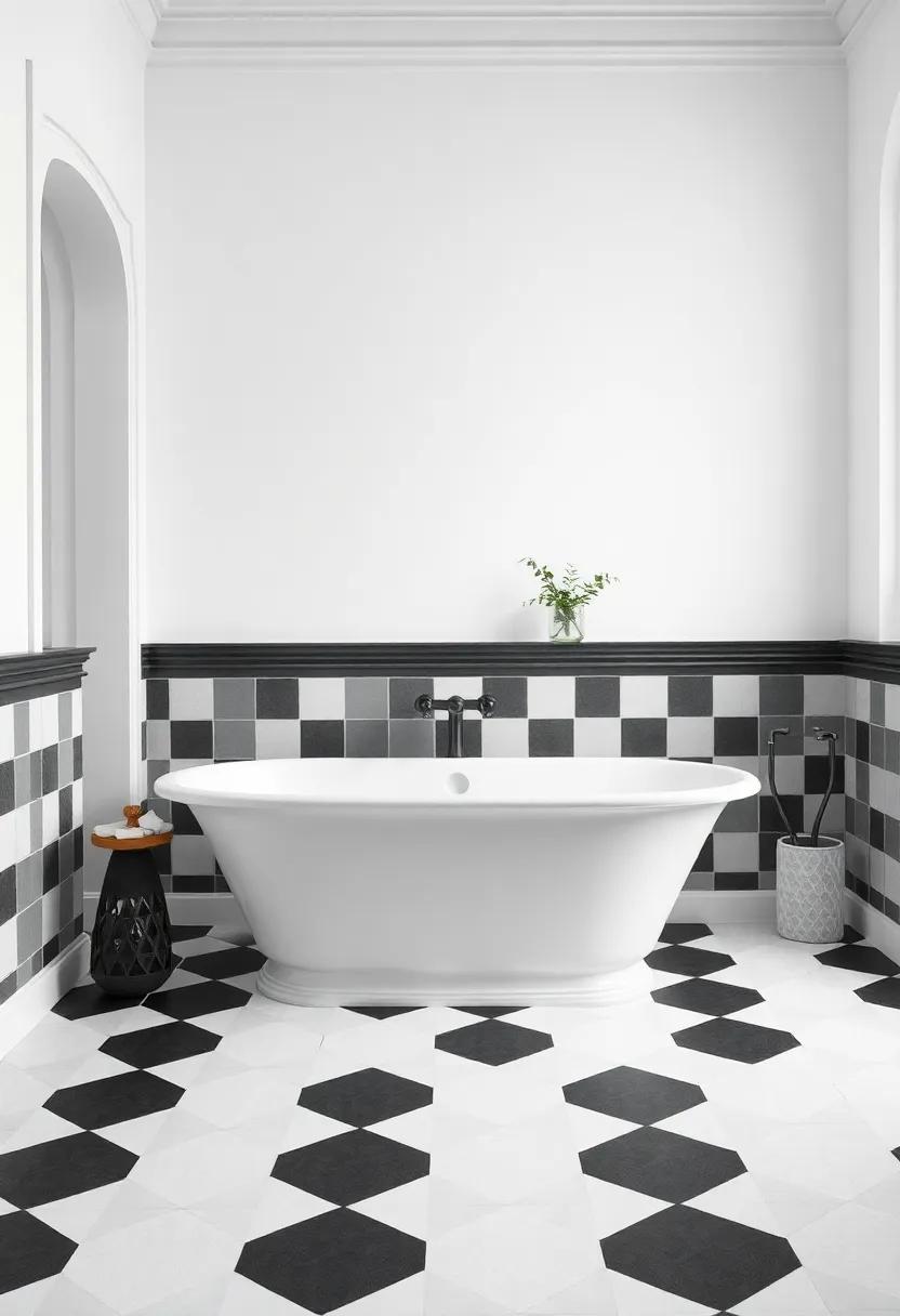 The Timeless Appeal of Black and White Checkered Floors