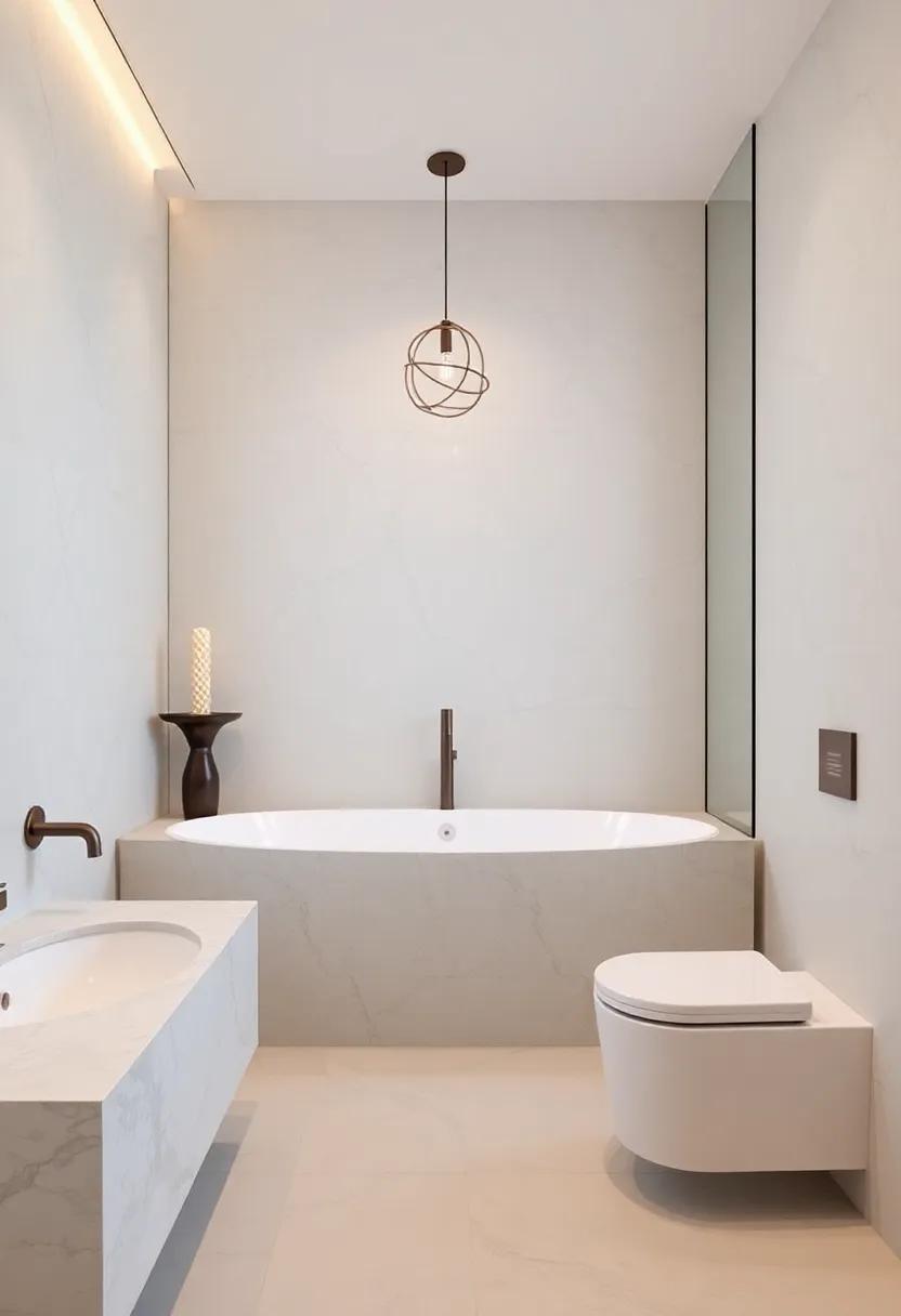 The Tranquility ⁢of Natural stone Accents ⁢in a Timeless ​Bathroom