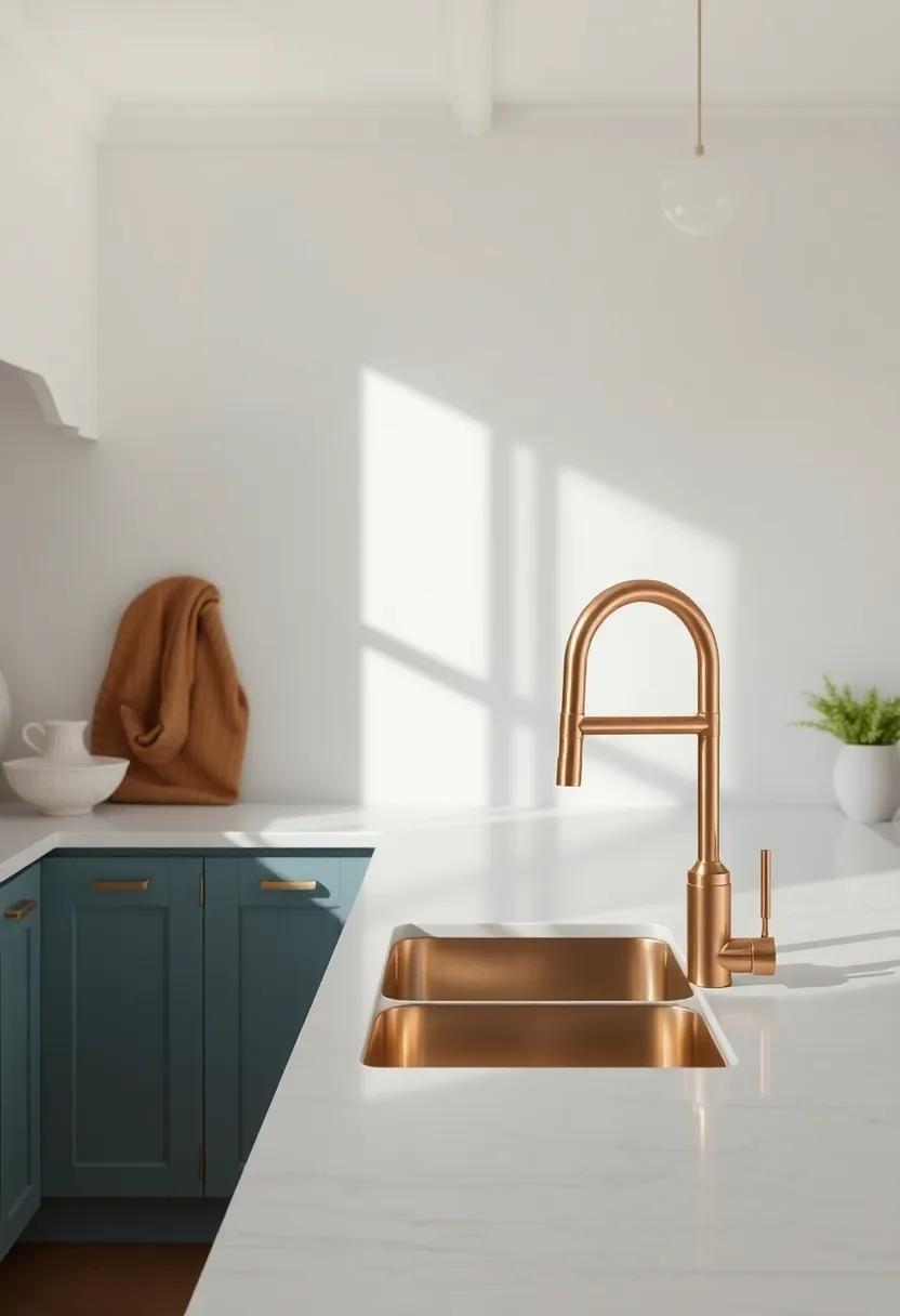 Brass and​ Copper Fixtures That Gleam Like Sunlit waves