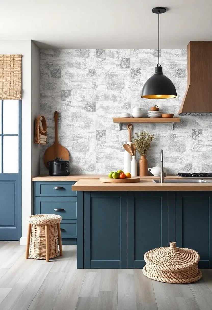 Nautical Rope Details and Woven ⁢Textures for a Maritime Feel