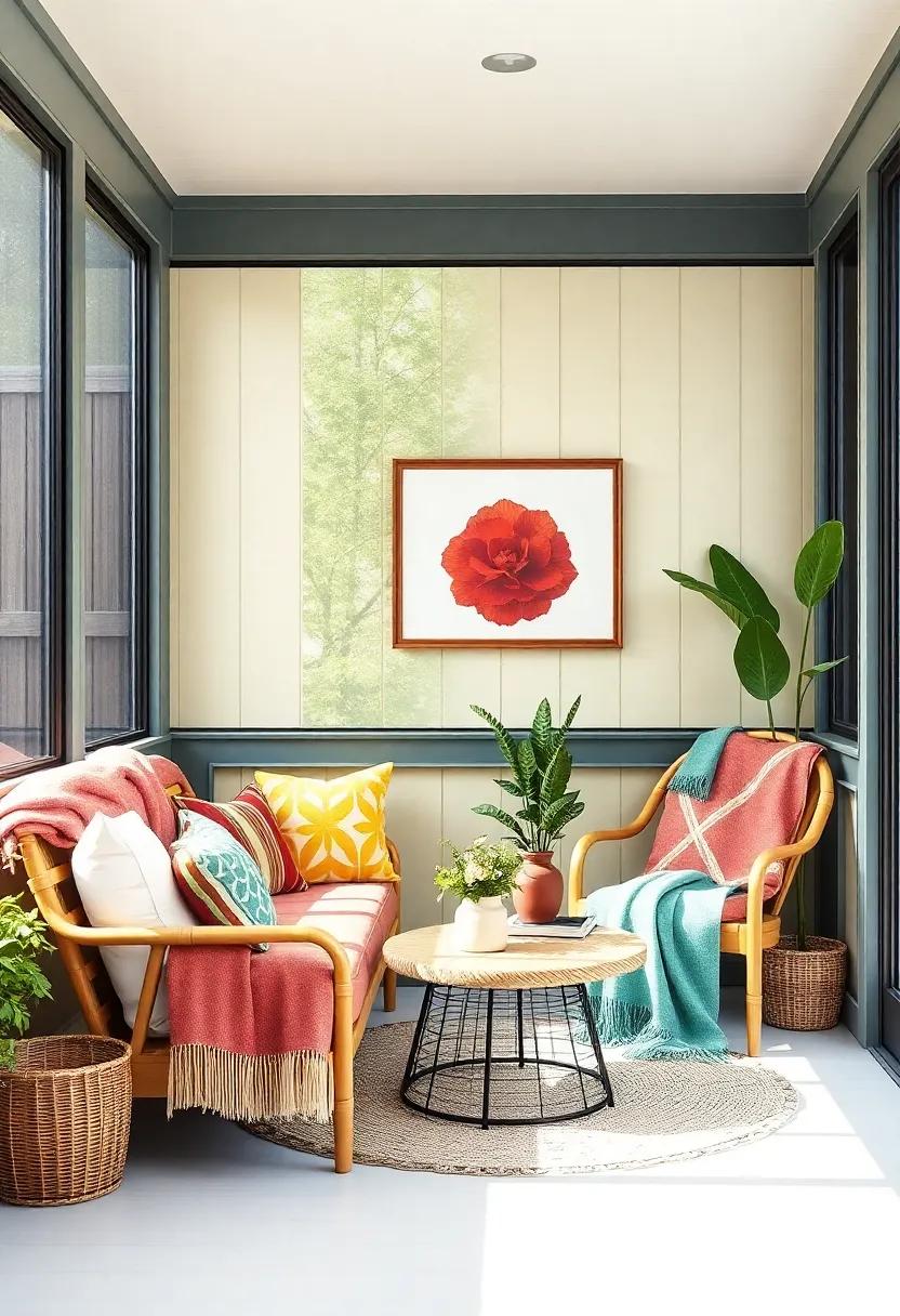 Crafting a Cozy ​Reading Nook ⁤with ‌Colorful‌ Bookcases and Luxurious Throws