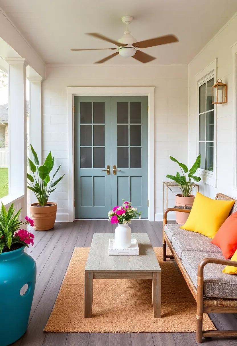 Creating a Harmonious Balance: Incorporating Bright Accents with Neutral Backdrops