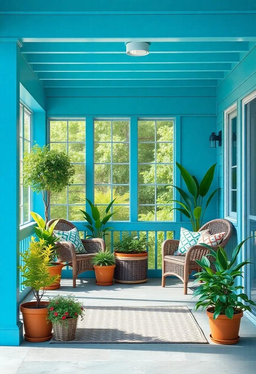 Embracing Nature’s Palette ⁣with ⁤Greenery⁢ and Potted​ Plants