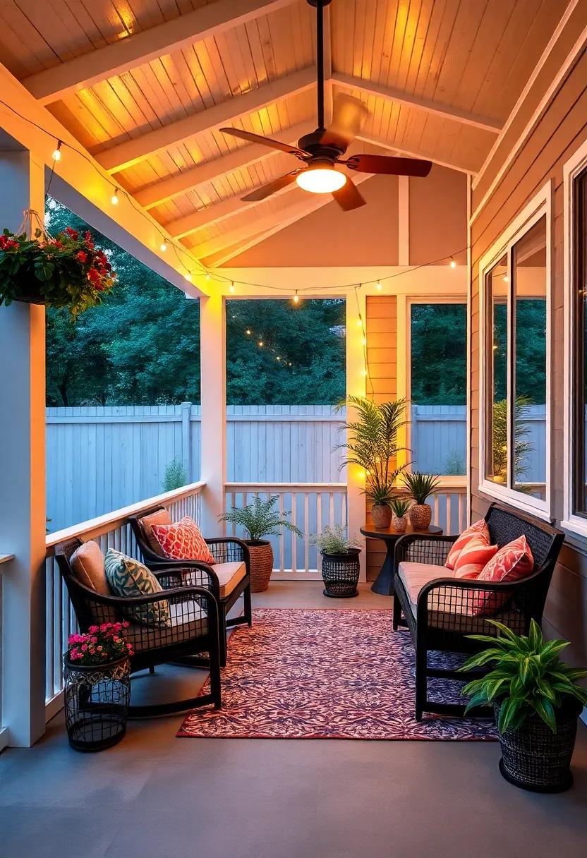 enhancing Lighting to Set the mood for Evening Relaxation