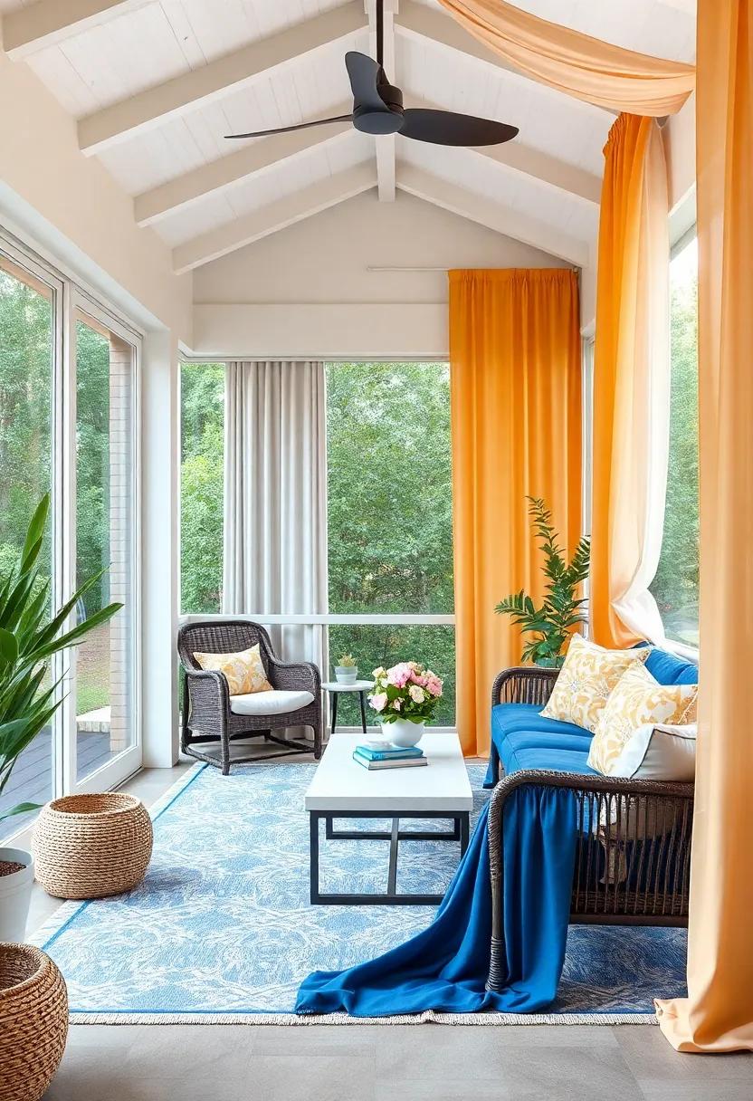 Seamless⁣ Indoor-Outdoor Living ​with Flowing Fabrics and ‌Soft Drapes