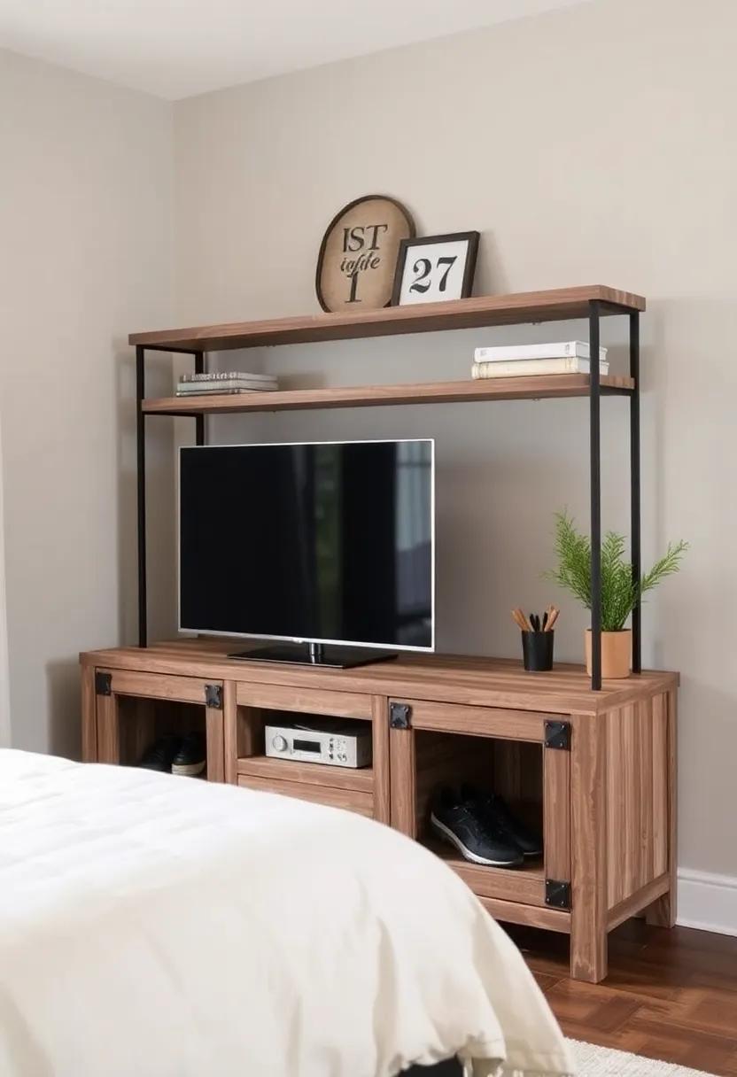 9) Rustic Farmhouse ​Design – This charming unit ⁤combines​ distressed wood⁢ with metal accents, perfect for adding warmth and character to your bedroom