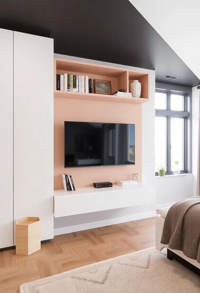 1) ⁢The‌ Sleek ⁤minimalist – A wall-mounted unit that seamlessly blends into your decor, featuring open shelving for books and decor pieces while keeping your TV at⁢ eye⁤ level