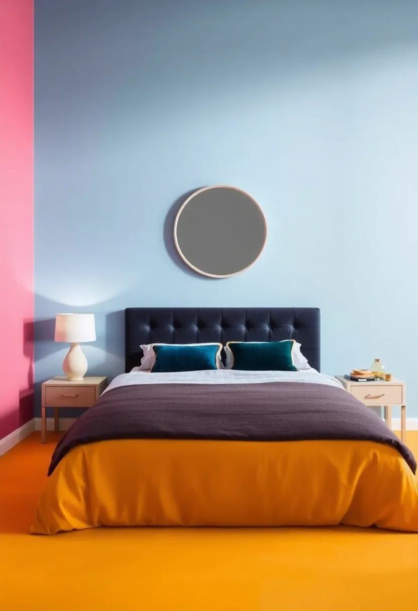 Colorful Layers: ⁣Accent Walls that Elevate Your‍ Bedroom Aesthetics