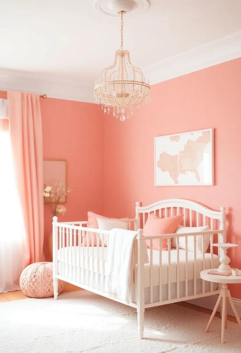 Enchanting Color Palettes for a Coral and White Nursery Dreamscape