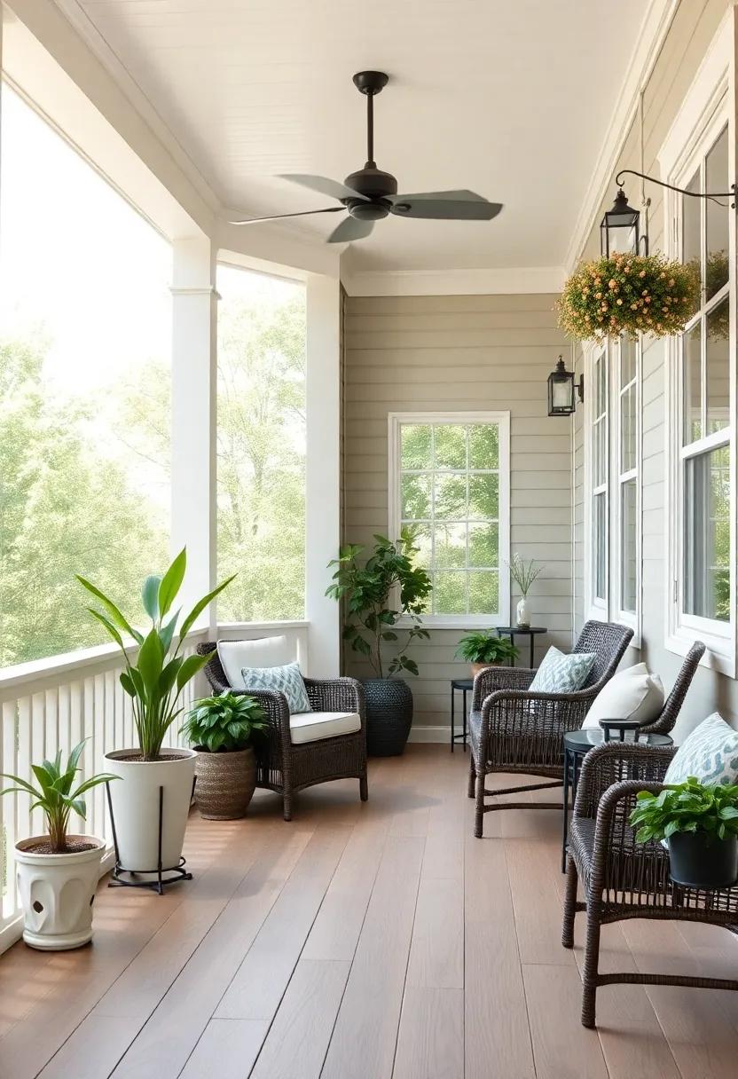 Embracing ⁣Natural Light in ⁢Cottage-Style Screened porches for a ⁤Serene Atmosphere