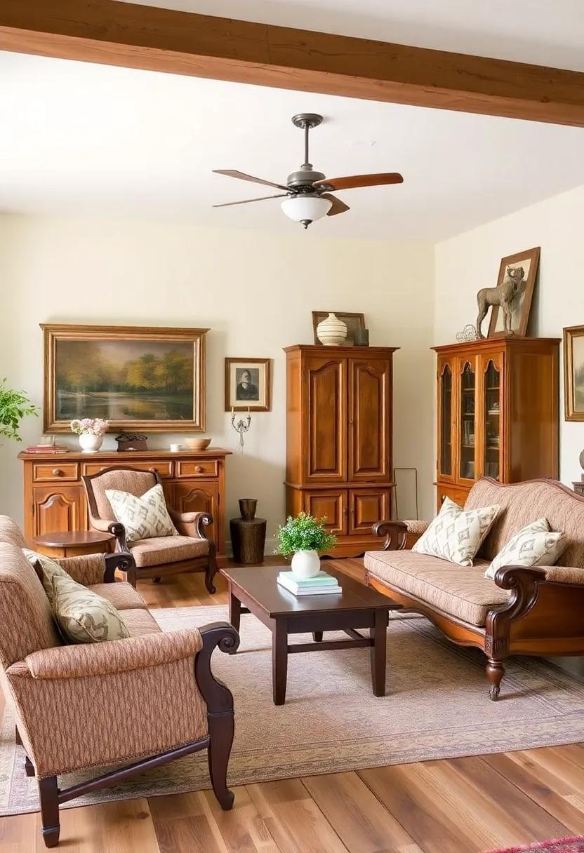 Choosing the Right⁤ Antique Pieces for⁢ Your Living Room