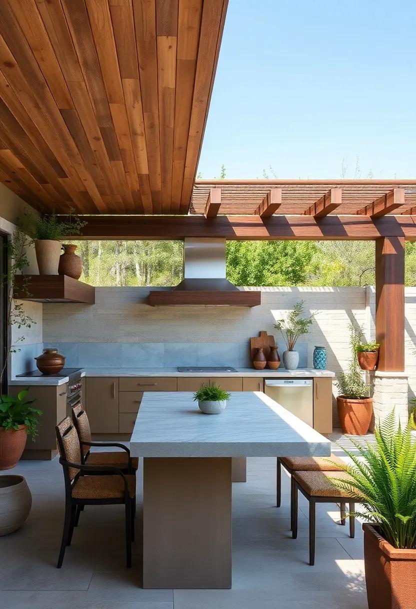 Incorporating Natural Elements⁢ into⁢ Your Outdoor Kitchen Design
