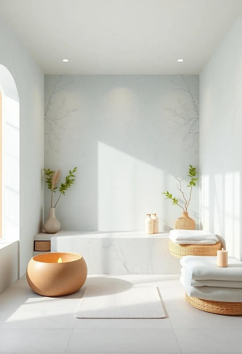 2)⁤ Create ‌a ⁣spa-like ​retreat with ⁣soothing colors, soft lighting, and ‌natural ⁢materials