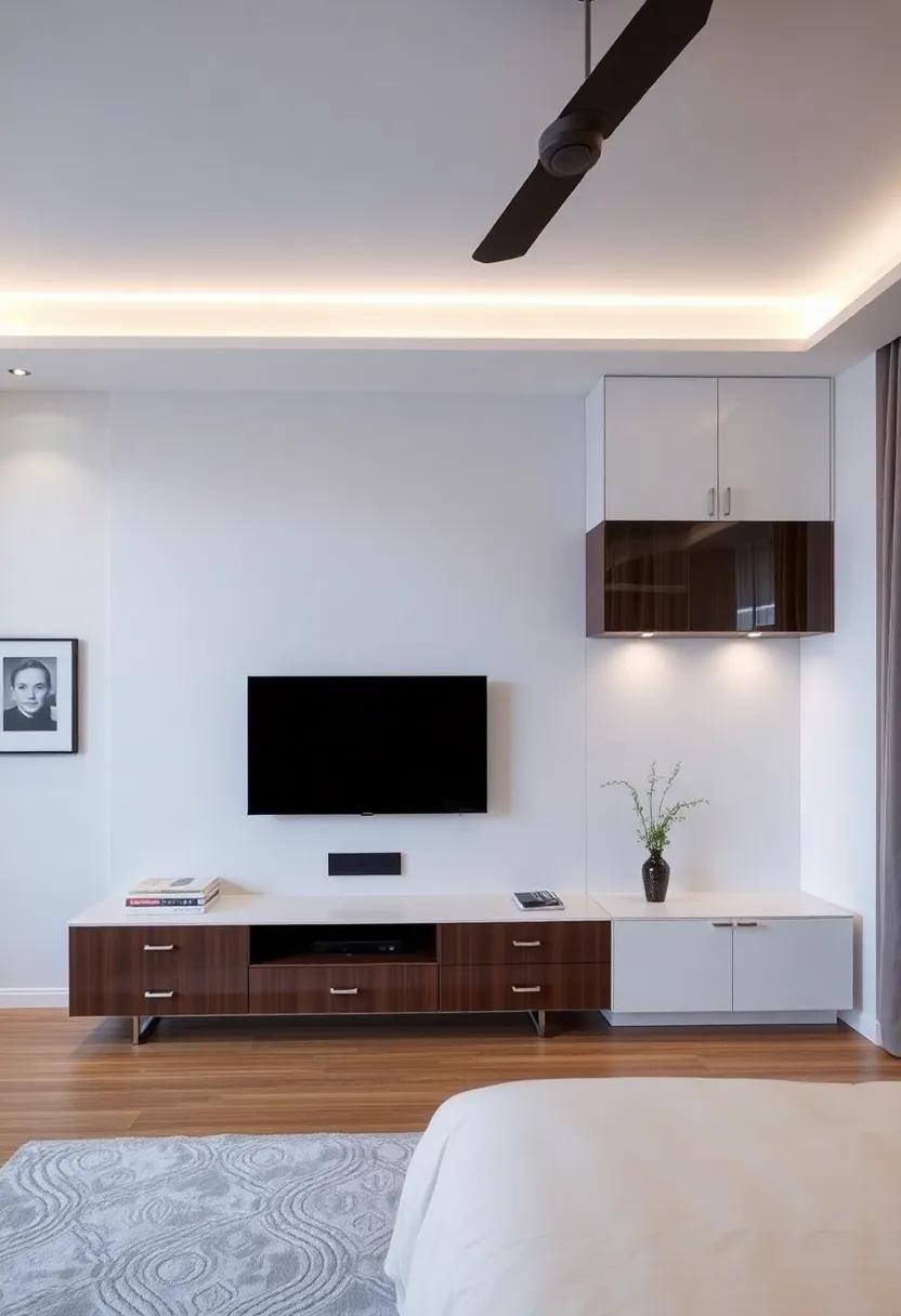 Enhancing Your Bedroom’s Ambiance with Innovative TV Unit Designs