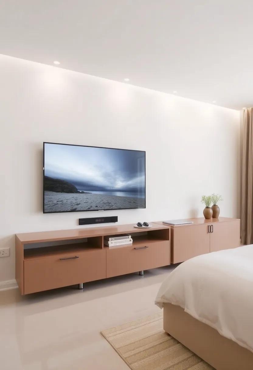 The Impact of Lighting on Your Bedroom TV Unit Experience