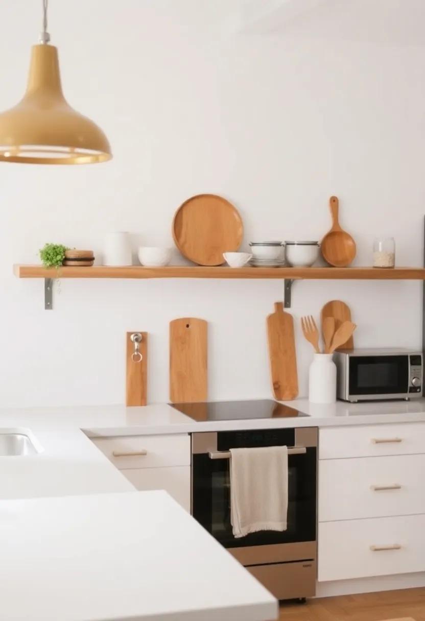 Adding natural Elements with Wooden Accents and Accessories