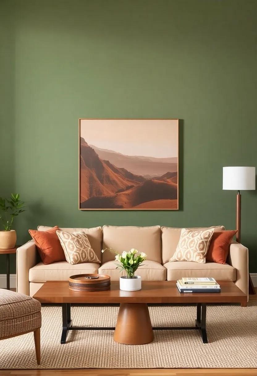 Furniture in Earthy Hues:⁣ Selecting pieces that ⁤Complement
