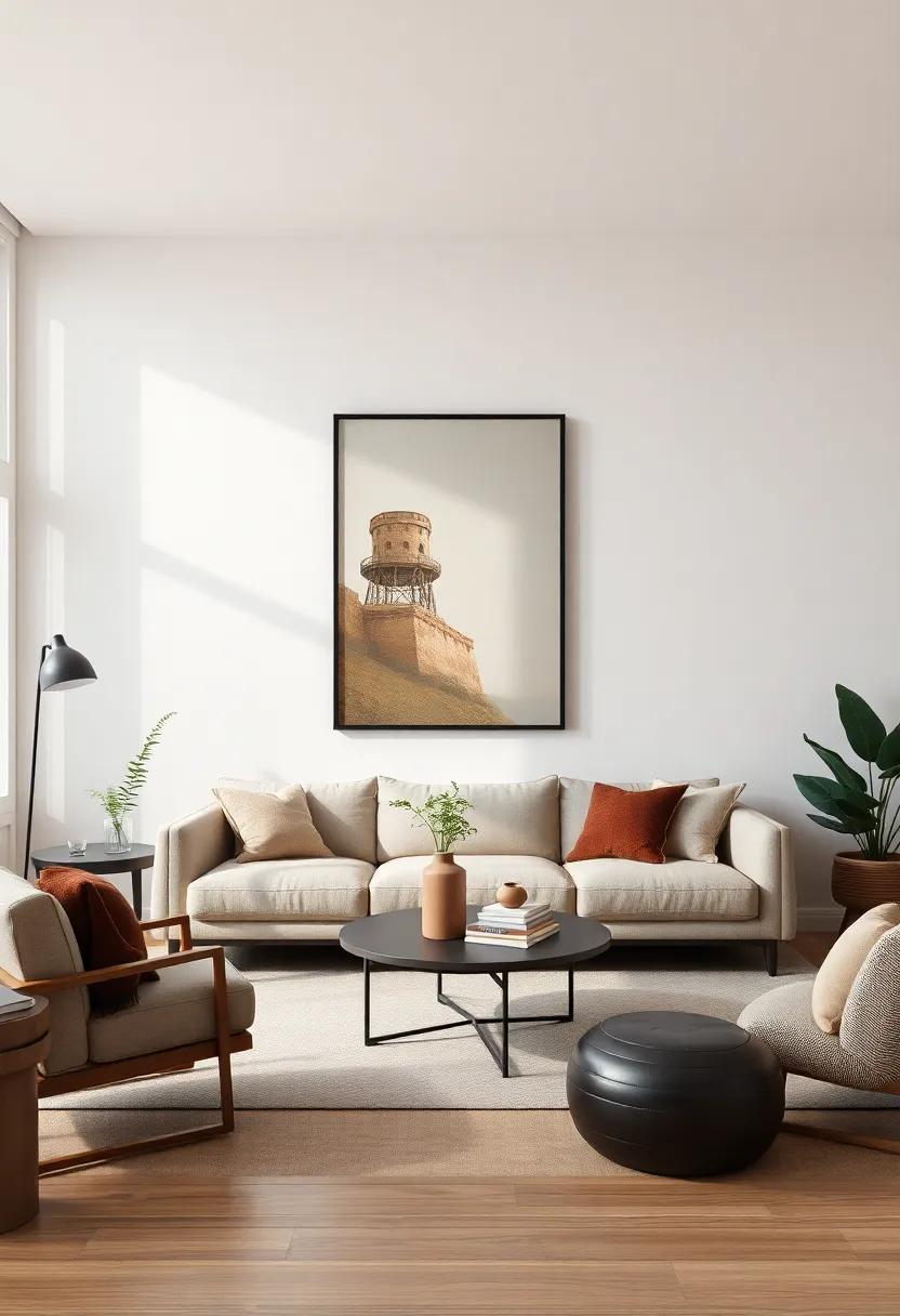 The power of Neutral Backdrops in Highlighting ​Art⁢ Pieces