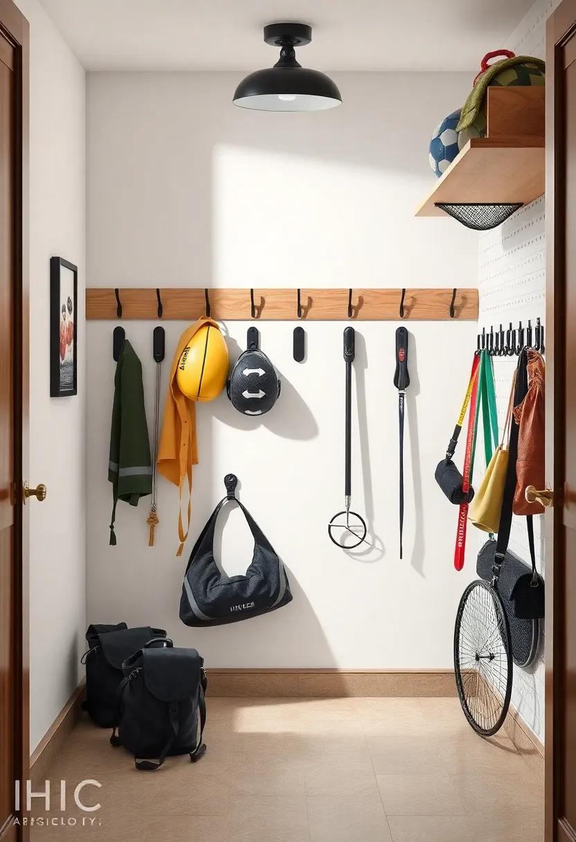 Chic Hooks And Pegboards: ​versatile Storage For‍ Sporting Essentials