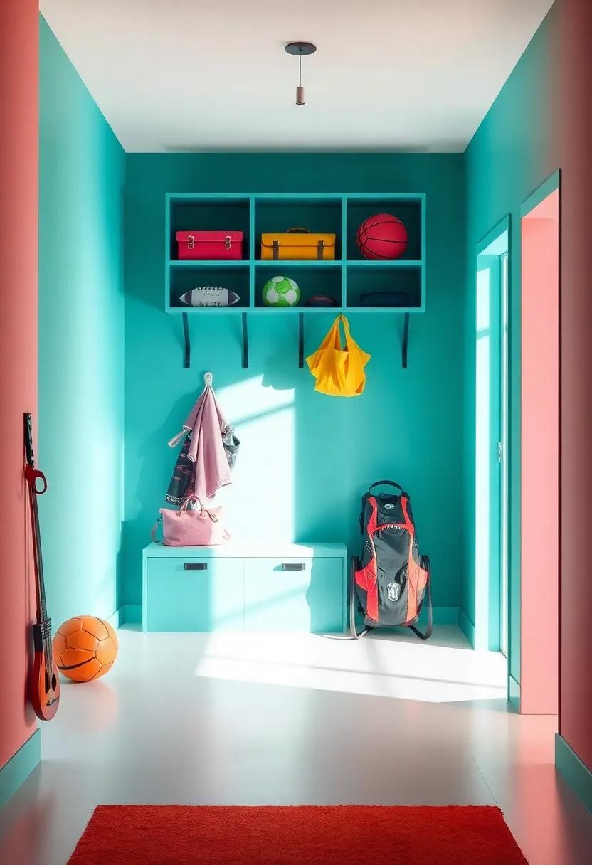 Entryway Color Palettes: Balancing Vibrancy And Functionality