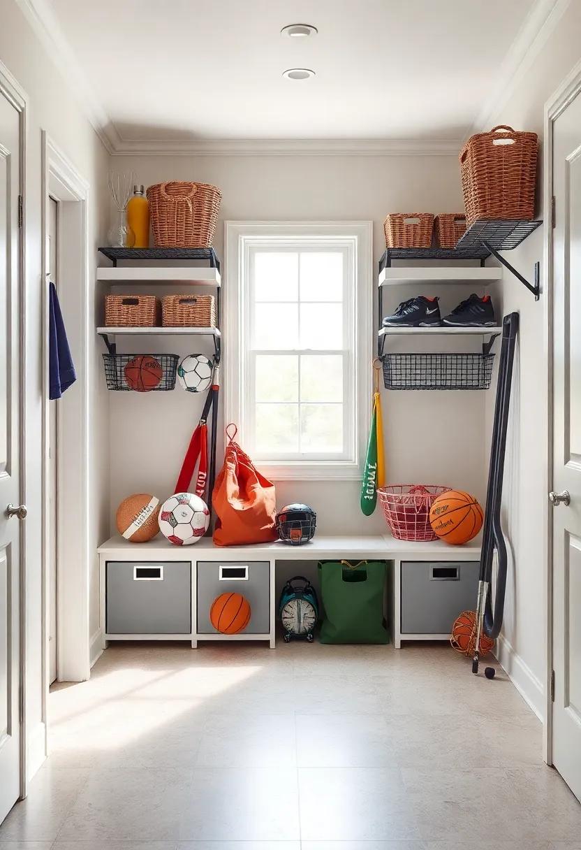 Incorporating Baskets‌ And Bins For organized Sports Equipment Display