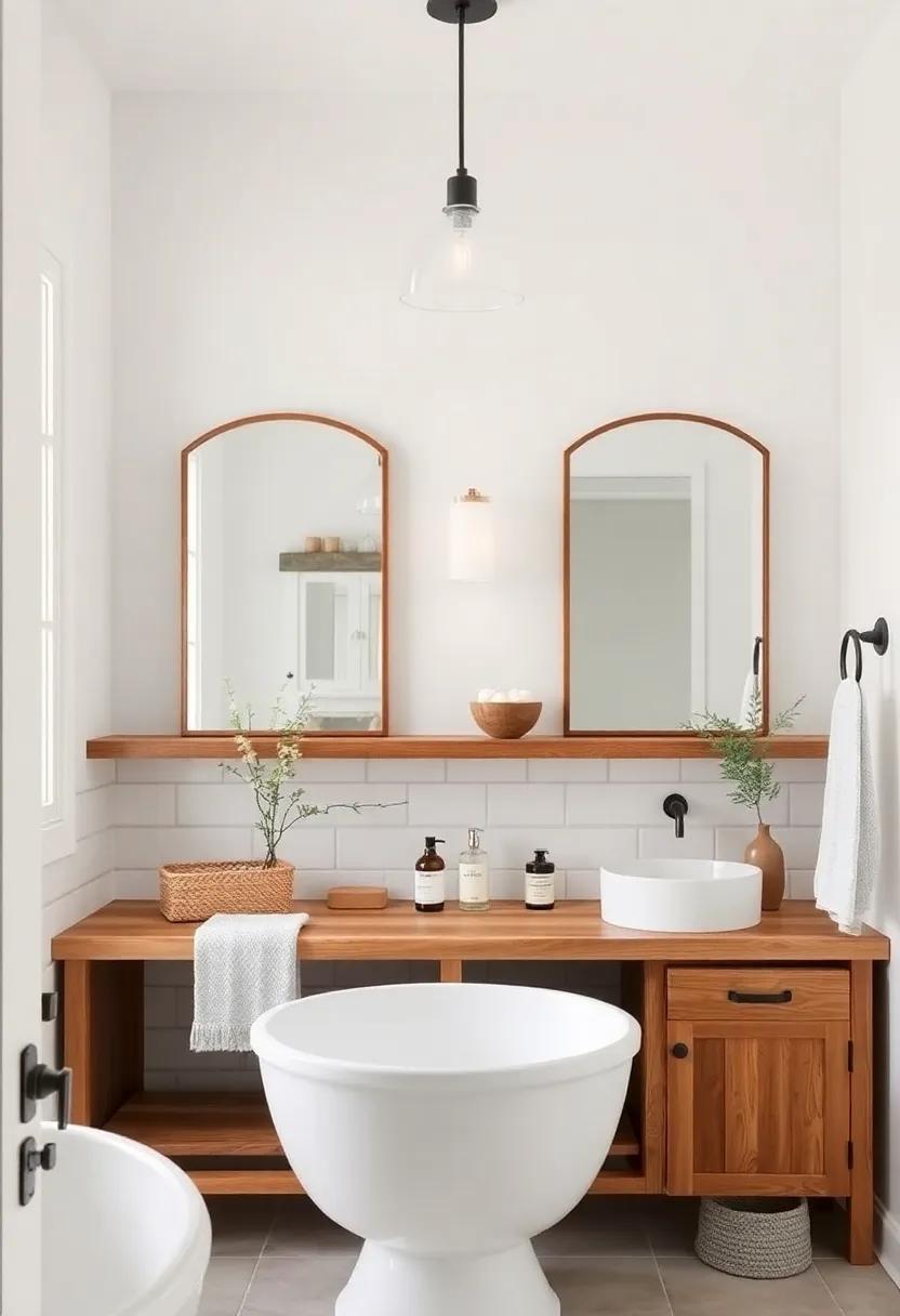 Capturing⁣ Farmhouse Elegance with Mirrors