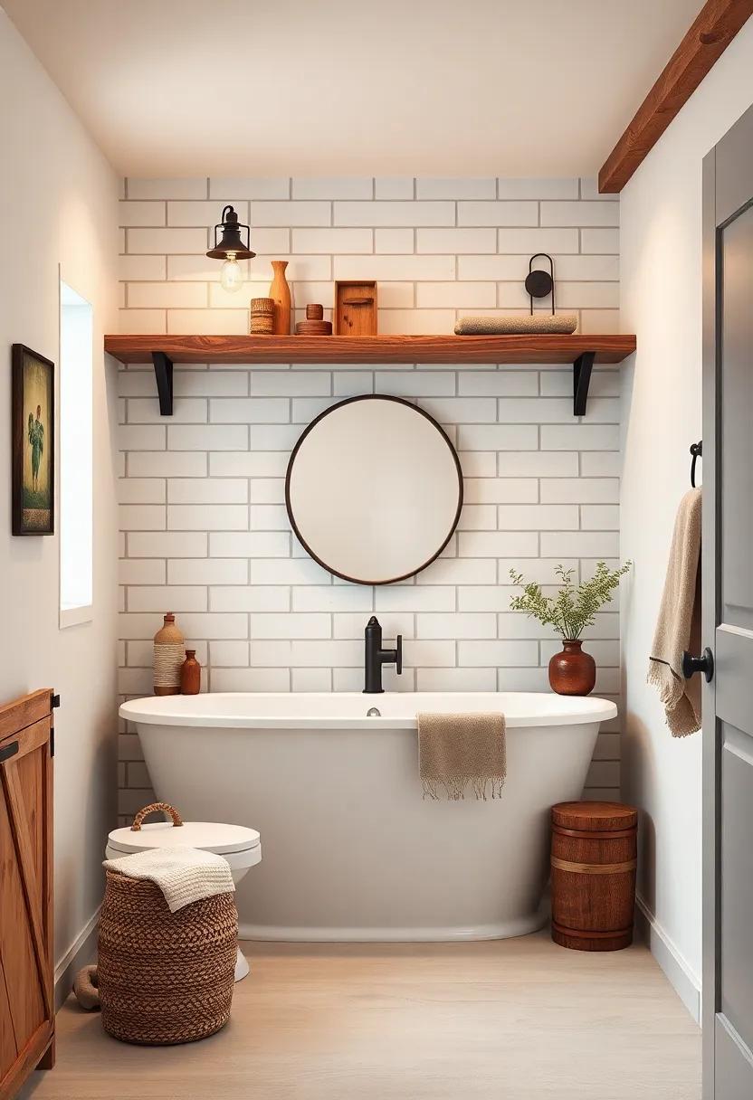 Rustic Lighting that​ Enhances Warmth