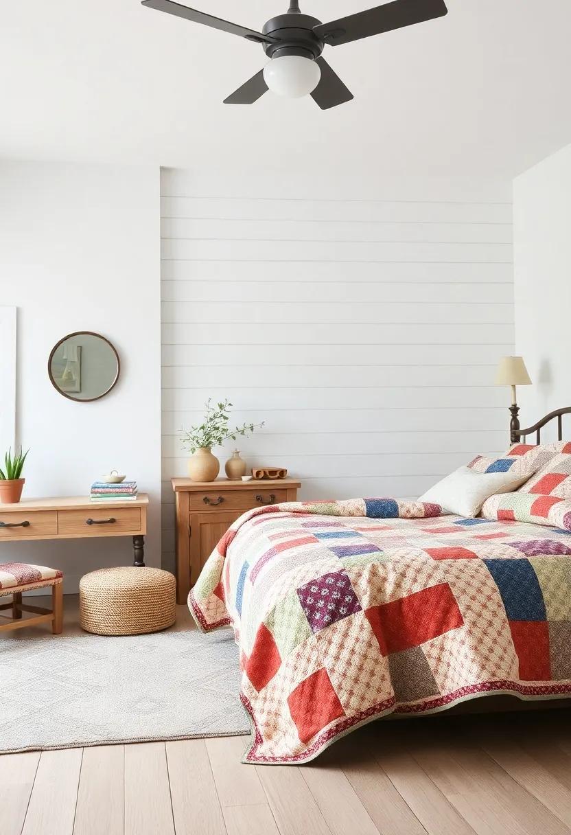 The ‌Nostalgia of Patchwork Quilts ​in Modern Farmhouse ⁤Design