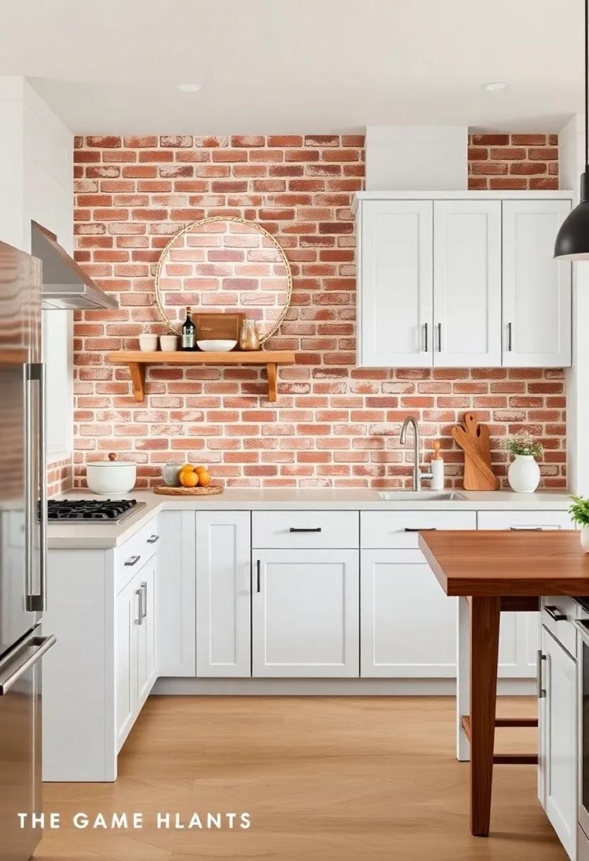 Creating a Functional Space with Brick-Infused Work ‍Areas