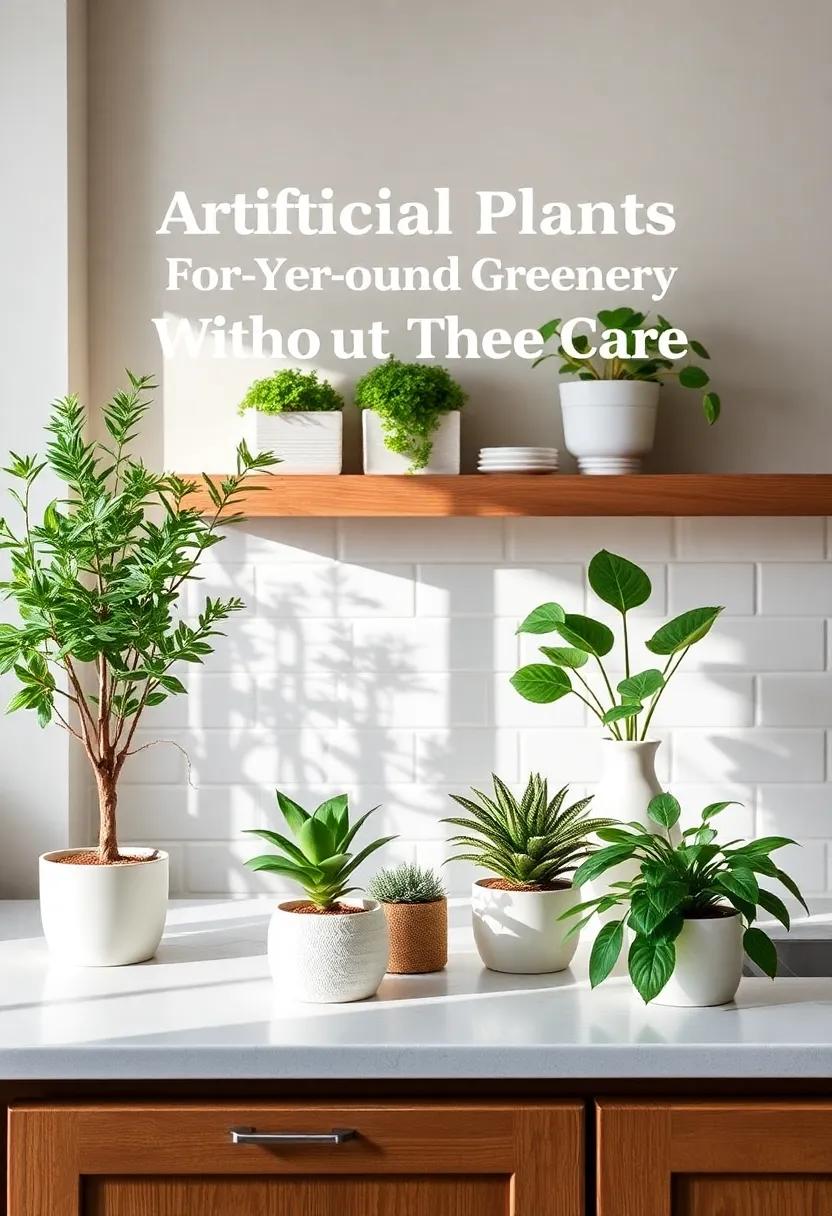 artificial Plants⁣ for Year-Round Greenery Without the‍ Care
