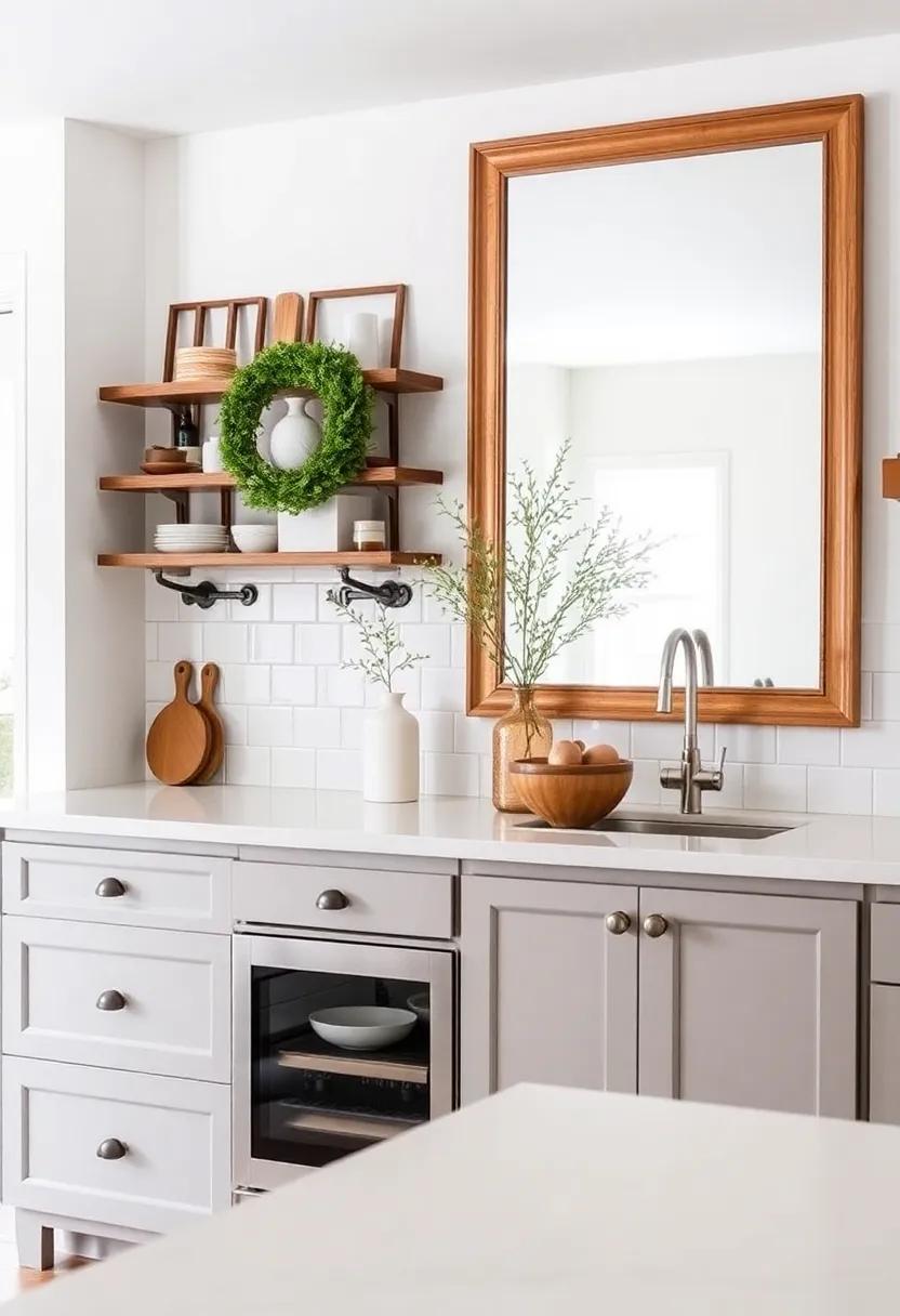 Using ⁤mirrors ⁣to Enhance Space and Light in Your Kitchen