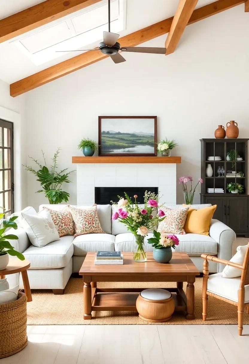 Incorporating fresh Flowers and Greenery for a Breath of Fresh Air