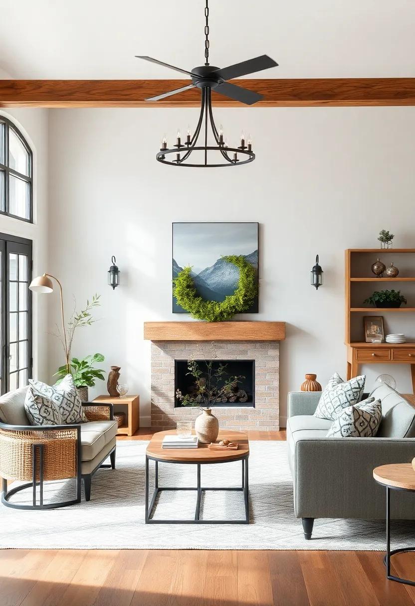 Mixing ⁢Iron⁣ with⁣ Wood Finishes for an Inviting Farmhouse Feel