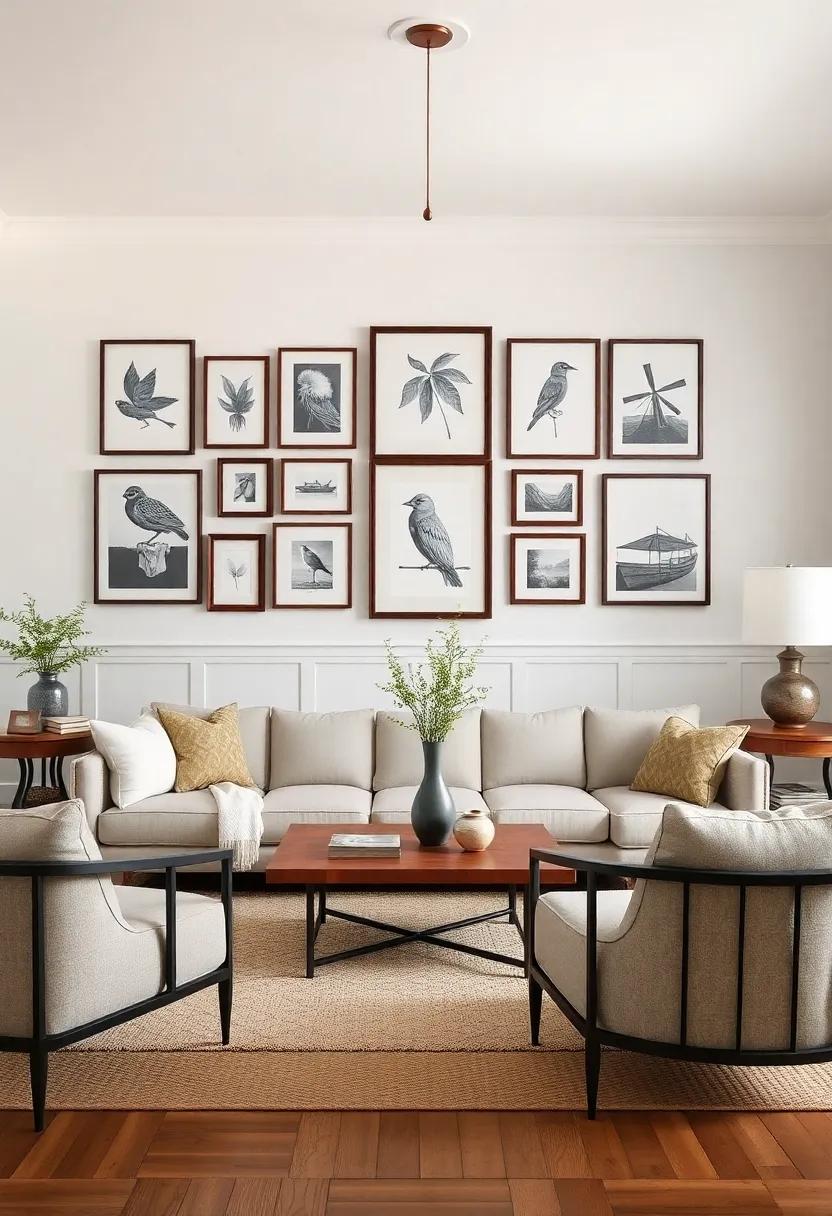 Incorporating Iron frames⁢ for a Gallery⁣ Wall ​that Tells a Story