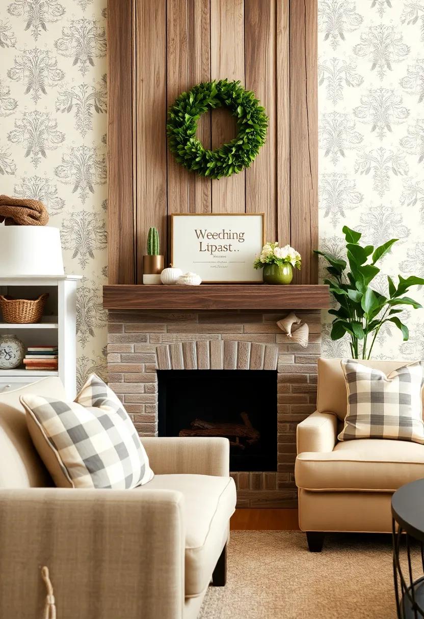 Layering Patterns ⁢with ⁢Wallpaper