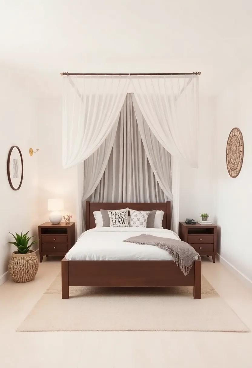 Transforming Small Spaces: A Cozy Teen Room Featuring a Dreamy Canopy Bed