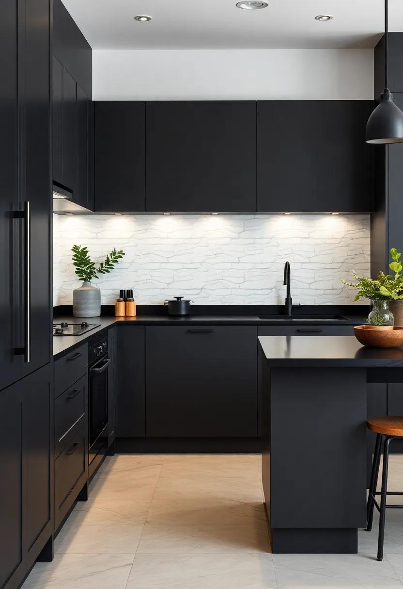 Transforming ‍Your Kitchen into a stylish Haven with Dark Elements