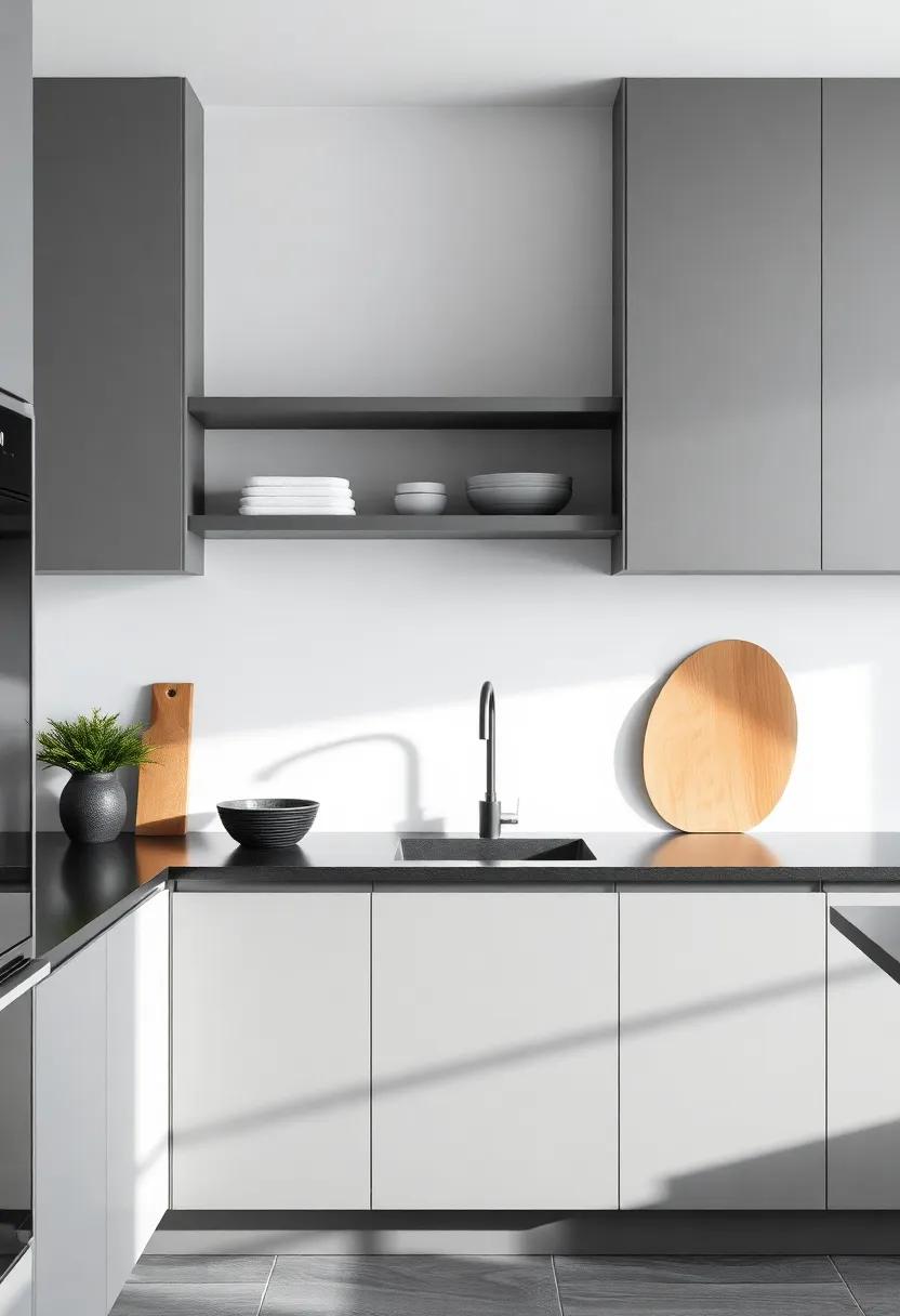 Incorporating Accessories for a Cohesive Gray and Black Space