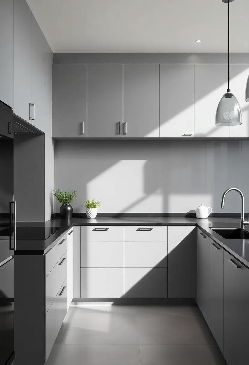 The ‍Role of Lighting in Enhancing Gray Cabinets and​ Black Surfaces