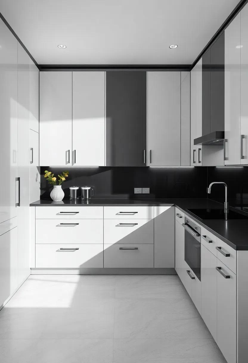 Inviting Light and Space with Gray and​ Black in Interior‍ Design