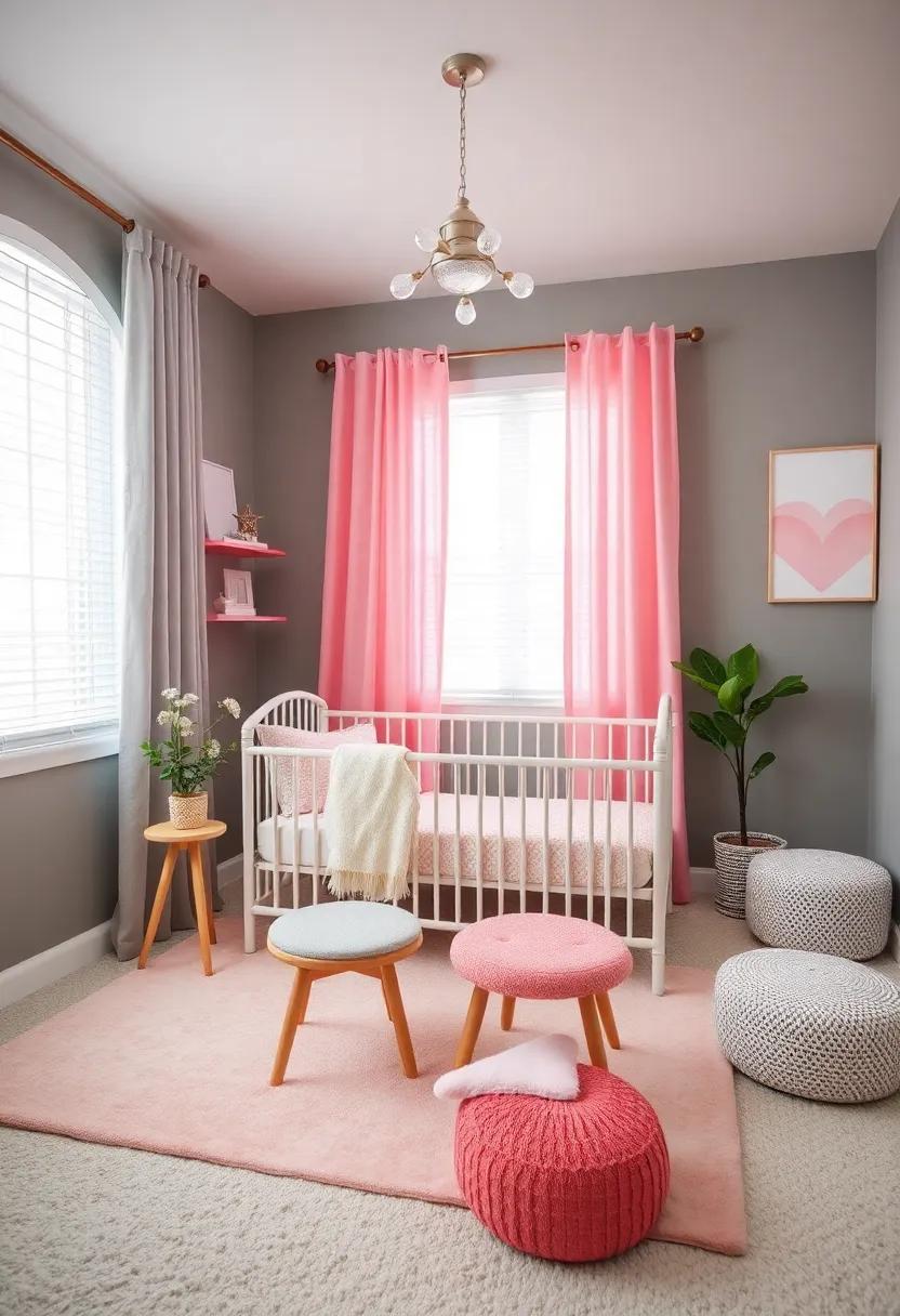 harmonious Balance: Blending Grey and Pink for a Cohesive Look