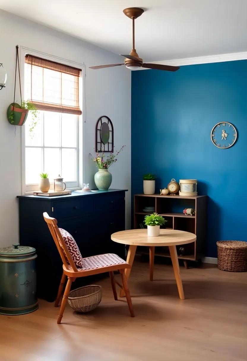 4) Incorporate⁢ vintage accents by adding‌ repurposed furniture or fixtures for a charming vibe
