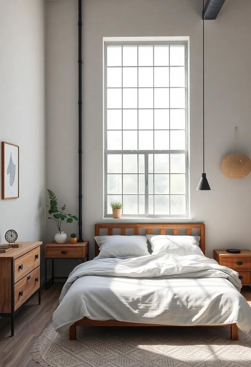 The Impact of Decorative Elements on Industrial Bedroom Charm
