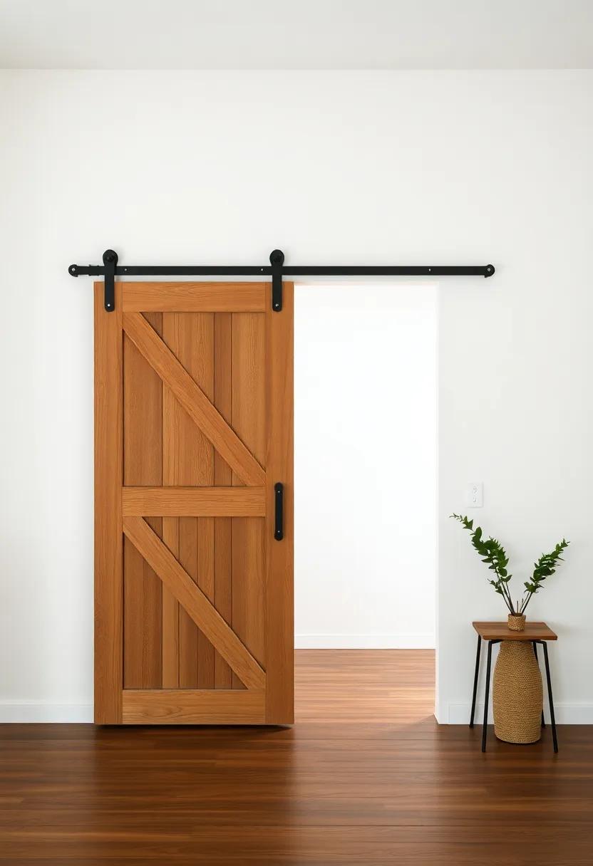 1) Install a ‍sliding barn door for a rustic touch that saves space⁢ and adds character