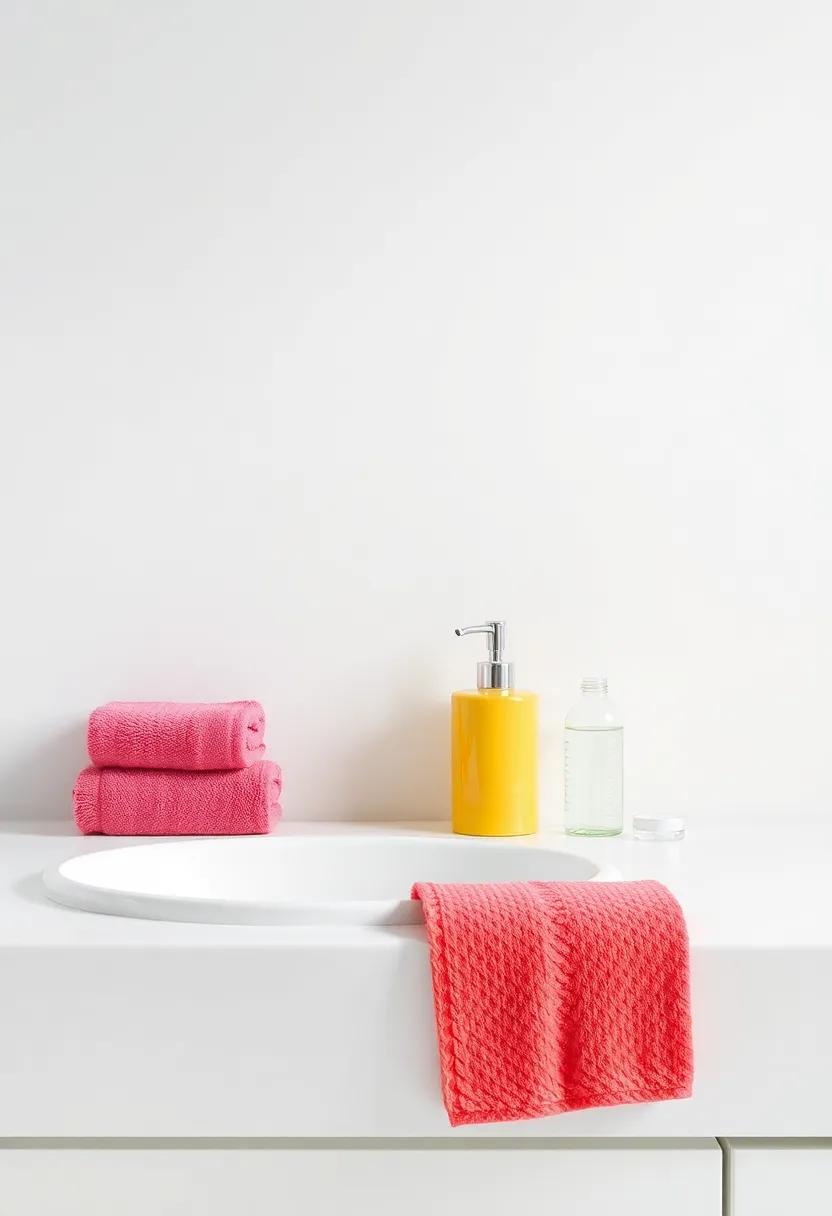 23) Introduce⁢ fun elements, like quirky soap dispensers or‌ colorful towels, to reflect ⁤your personality