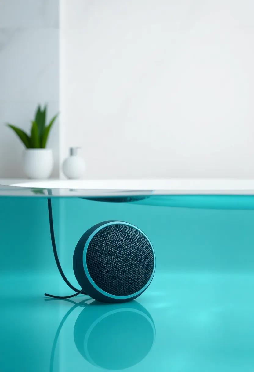 22) ⁤Invest in a waterproof speaker for enjoyable bathing⁤ while keeping ⁣cord ‌clutter ‌minimal
