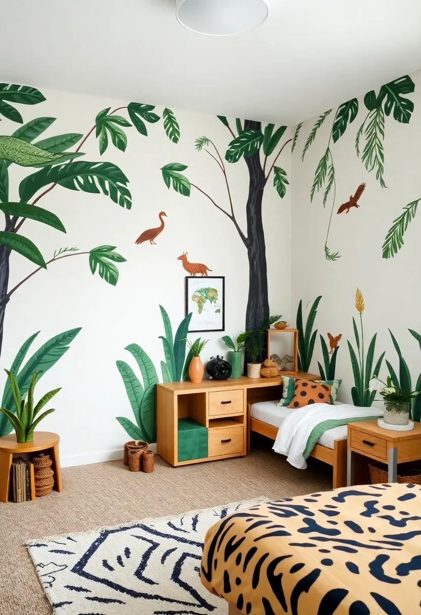Fostering Creativity Through Artistic ​Details in‌ Jungle Decor
