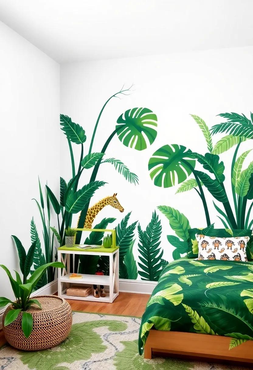 Incorporating Jungle-style Wall art for a Bold Visual Impact