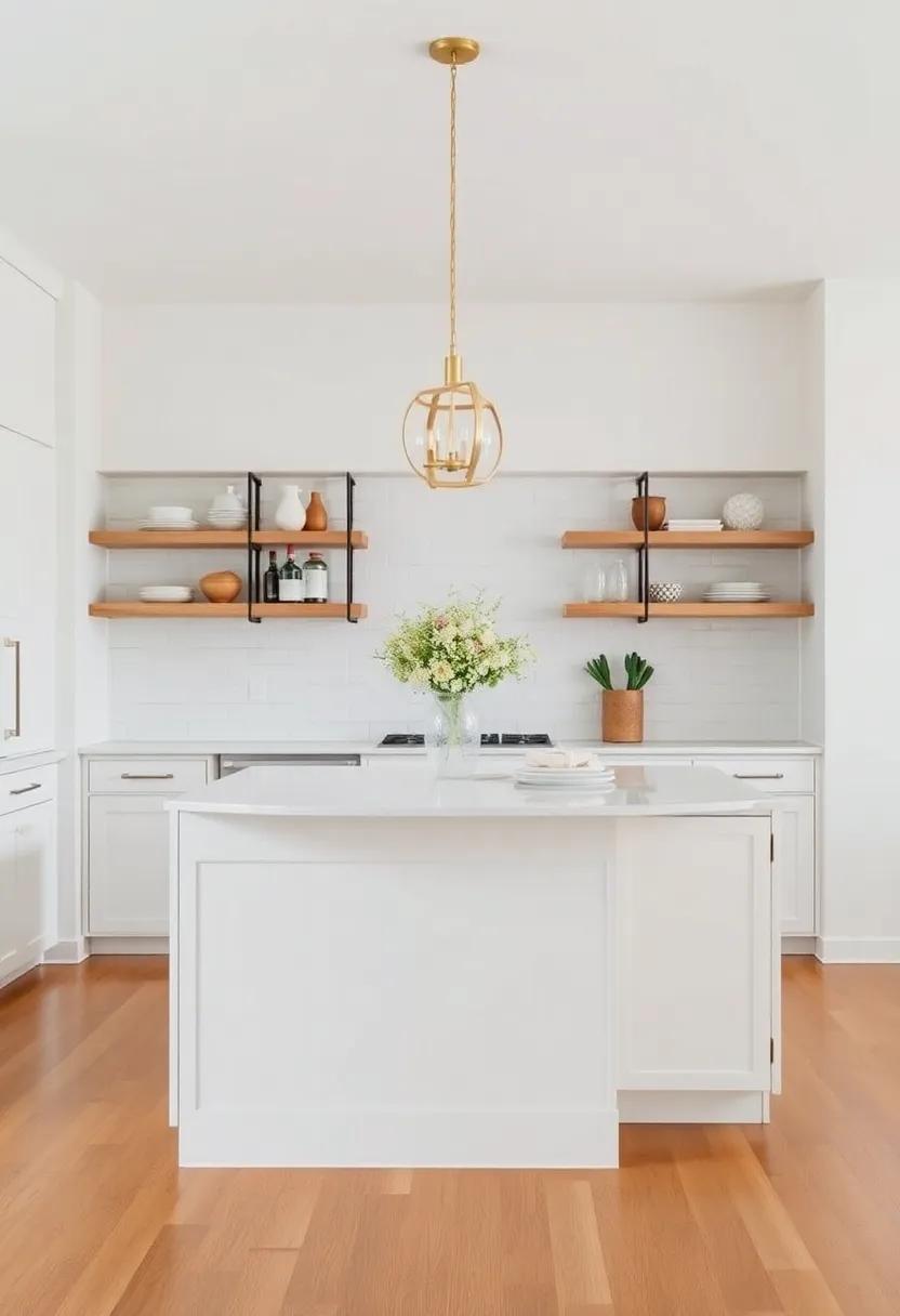 Open Shelving Charm: Displaying Decor and Essentials on Your Island